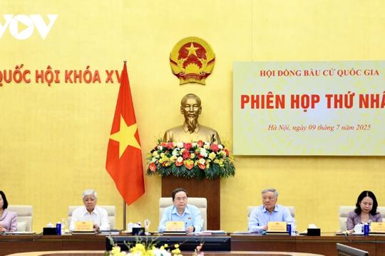 Chủ tịch Quốc hội chủ trì họp Hội đồng Bầu cử quốc gia