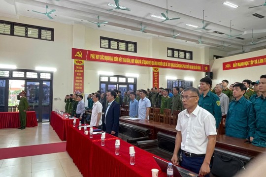 Công an xã Cẩm Giàng: Triển khai phương án bảo đảm an ninh, an toàn bầu cử đại biểu Quốc hội, đại biểu HĐND các cấp