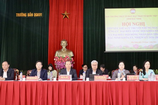 Ứng cử viên đại biểu Quốc hội khoá XVI, đại biểu HĐND tỉnh khoá XX, nhiệm kỳ 2026-2031 tiếp xúc cử tri tại Trường bắn Quốc gia khu vực 1