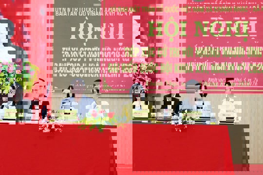 Phó Chủ tịch Quốc hội Nguyễn Thị Thanh dự Hội nghị tiếp xúc cử tri tại xã Khánh Nhạc, Ninh Bình