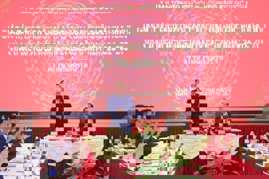 Phó Chủ tịch Quốc hội, Thượng tướng Trần Quang Phương giám sát, kiểm tra công tác chuẩn bị bầu cử tại Quảng Trị