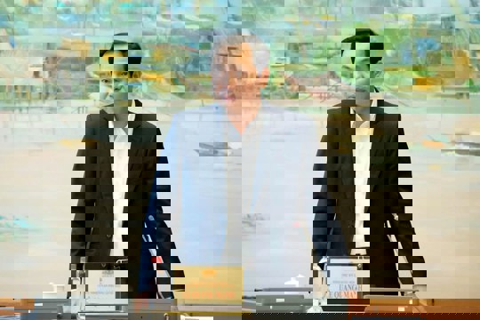 Tổng Thư ký Quốc hội, Chủ nhiệm Văn phòng Quốc hội Lê Quang Mạnh chủ trì phiên họp Văn phòng Hội đồng Bầu cử quốc gia