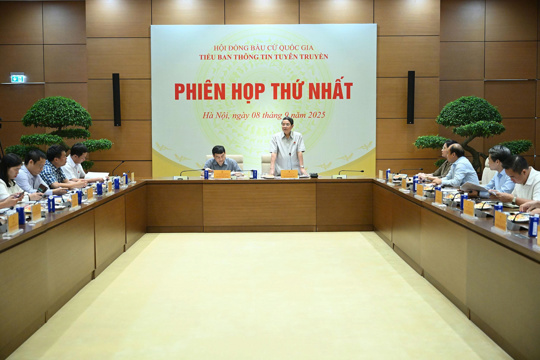 Phó Chủ tịch Quốc hội Nguyễn Đức Hải chủ trì Phiên họp thứ nhất Tiểu ban Thông tin tuyên truyền, Hội đồng bầu cử quốc gia