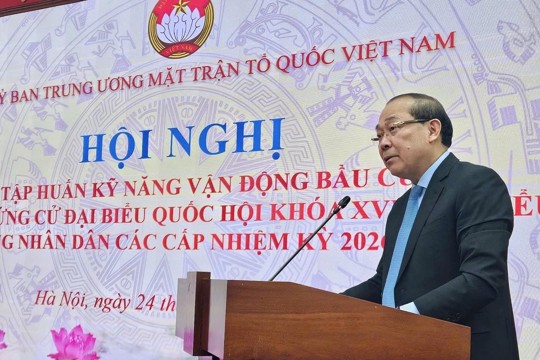 Bầu cử Quốc hội và HĐND: Tập huấn kỹ năng vận động bầu cử cho người ứng cử